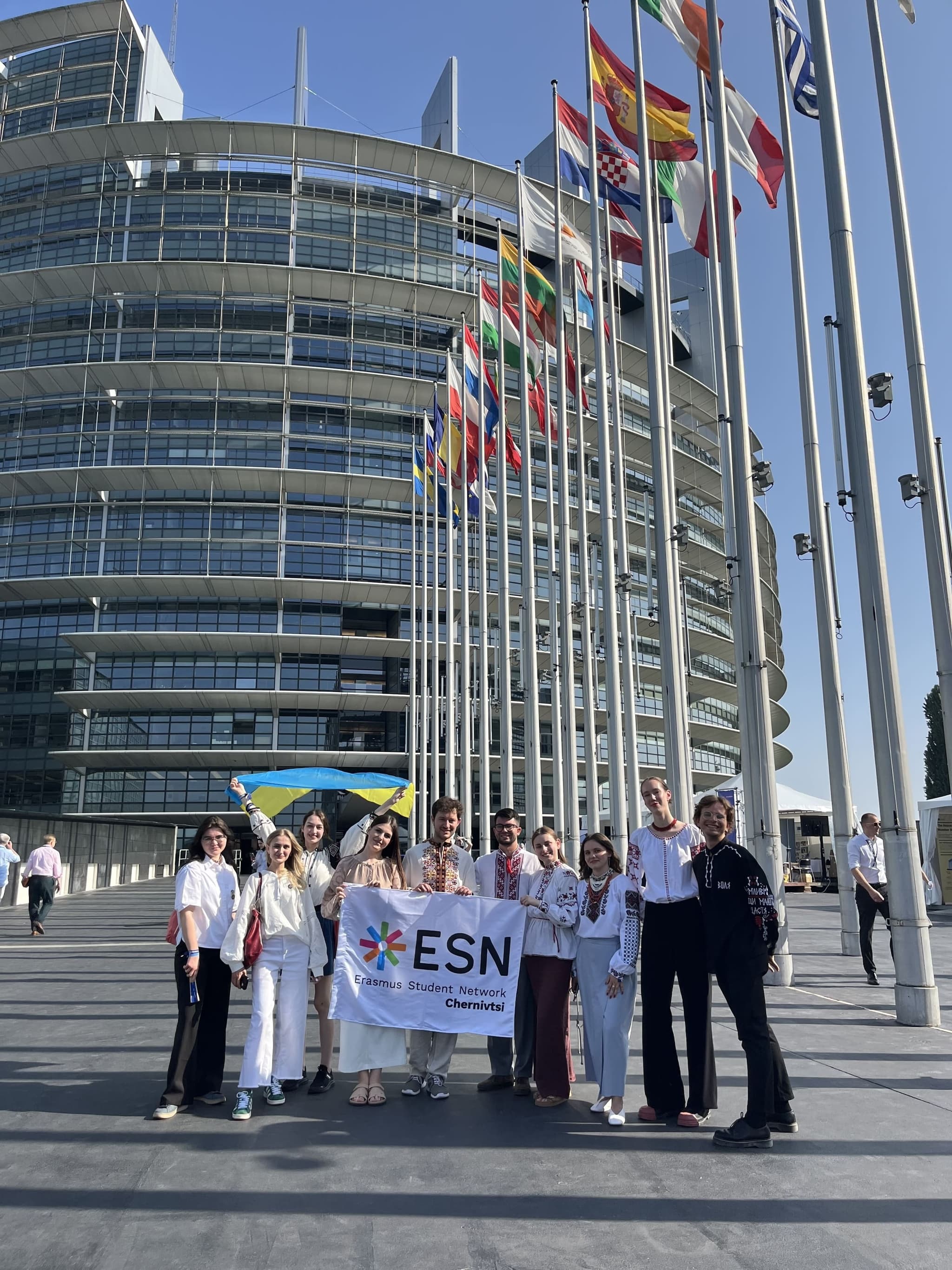ESN Ukraine Delegates at the European Youth Event EYE2025 in Strasbourg