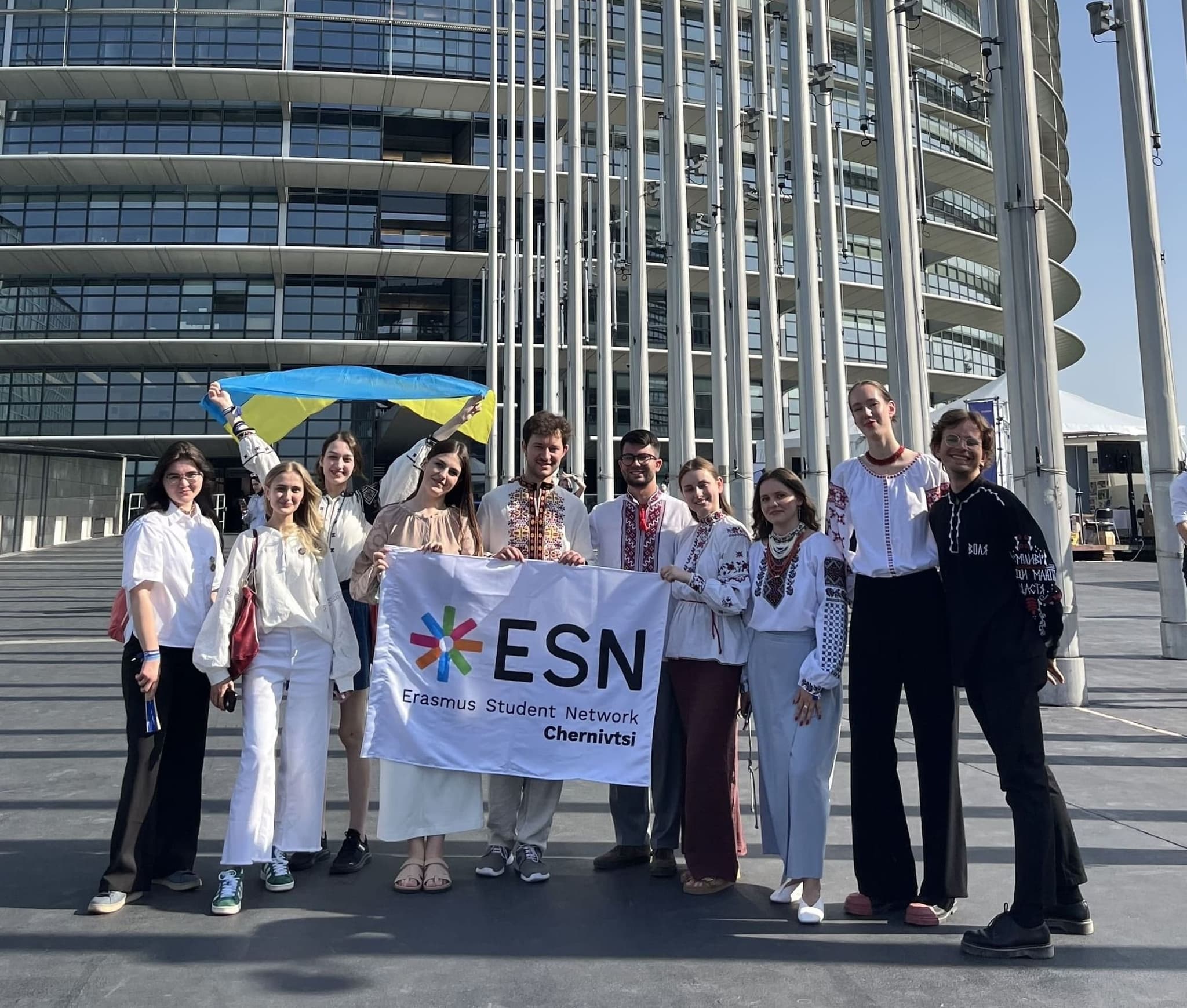 ESN Ukraine Delegates at the European Youth Event EYE2025 in Strasbourg